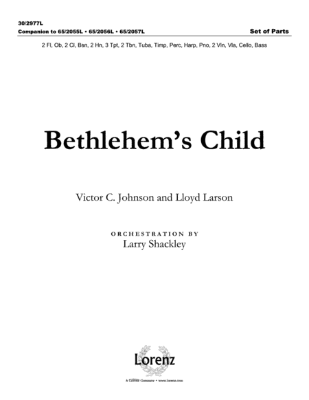 Bethlehem's Child - Set of Parts