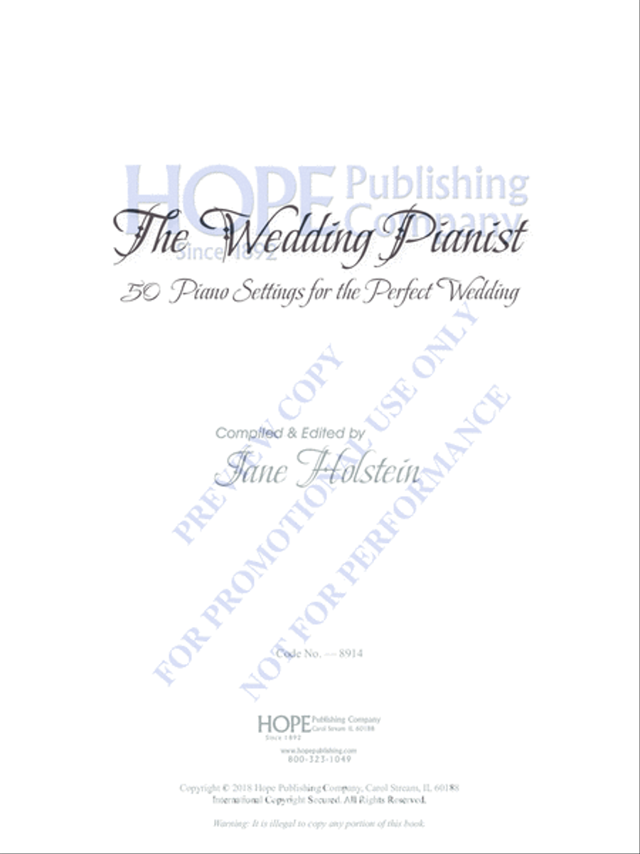 The Wedding Pianist The Wedding Pianist Piano Solo scores gallery preview page 3
