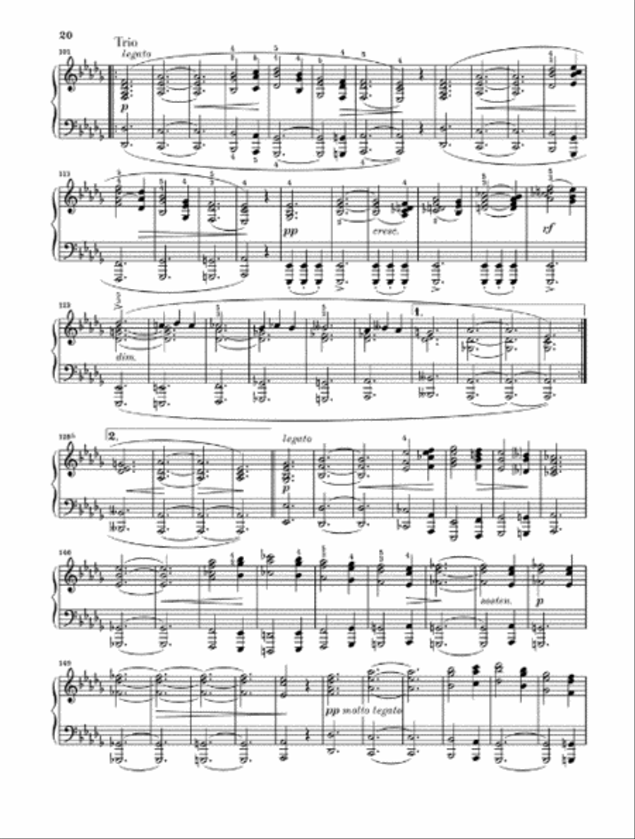 Piano Sonata in F Minor, Op. 5 Piano Solo scores gallery preview page 4