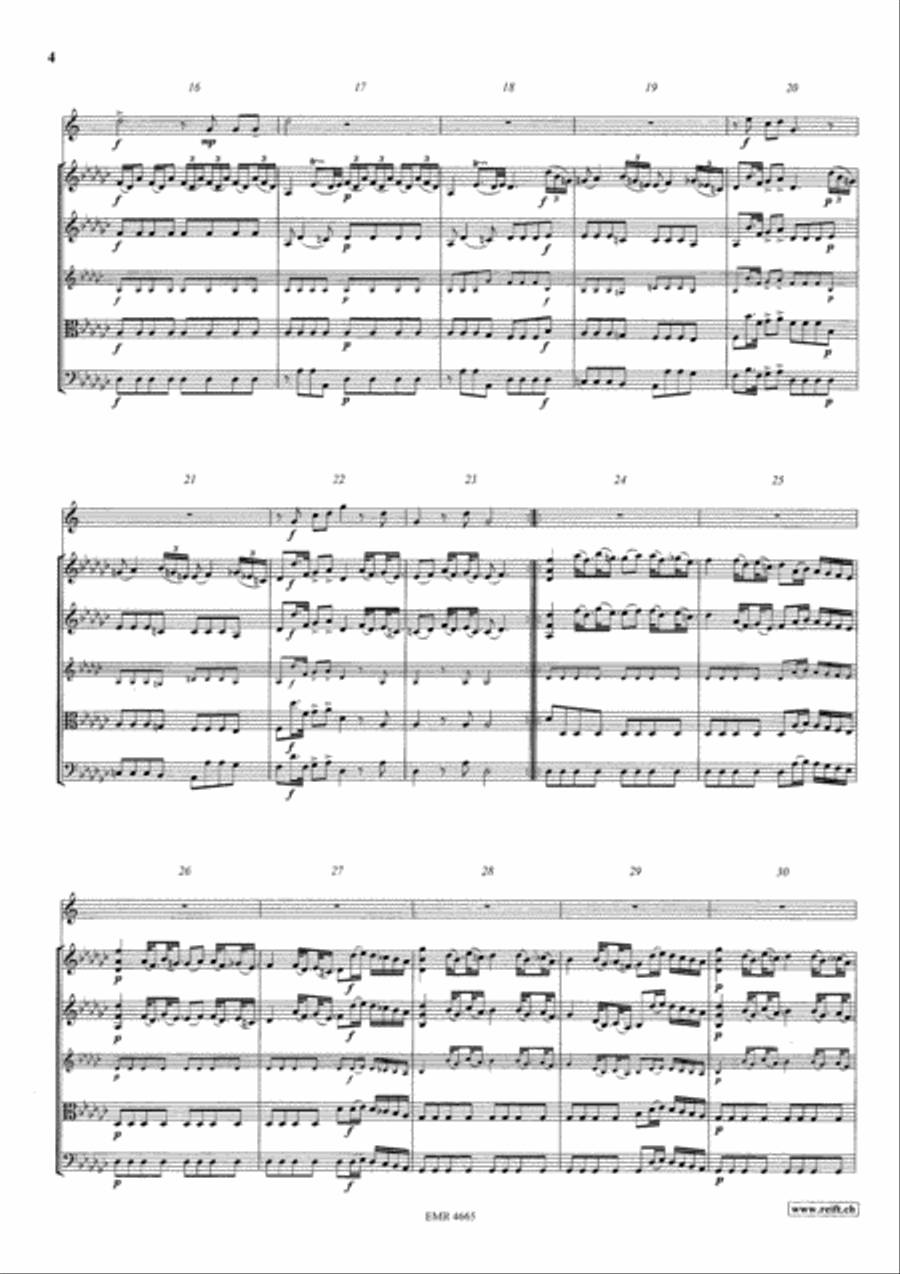 Sinfonia Pastorella String Orchestra scores gallery preview page 4