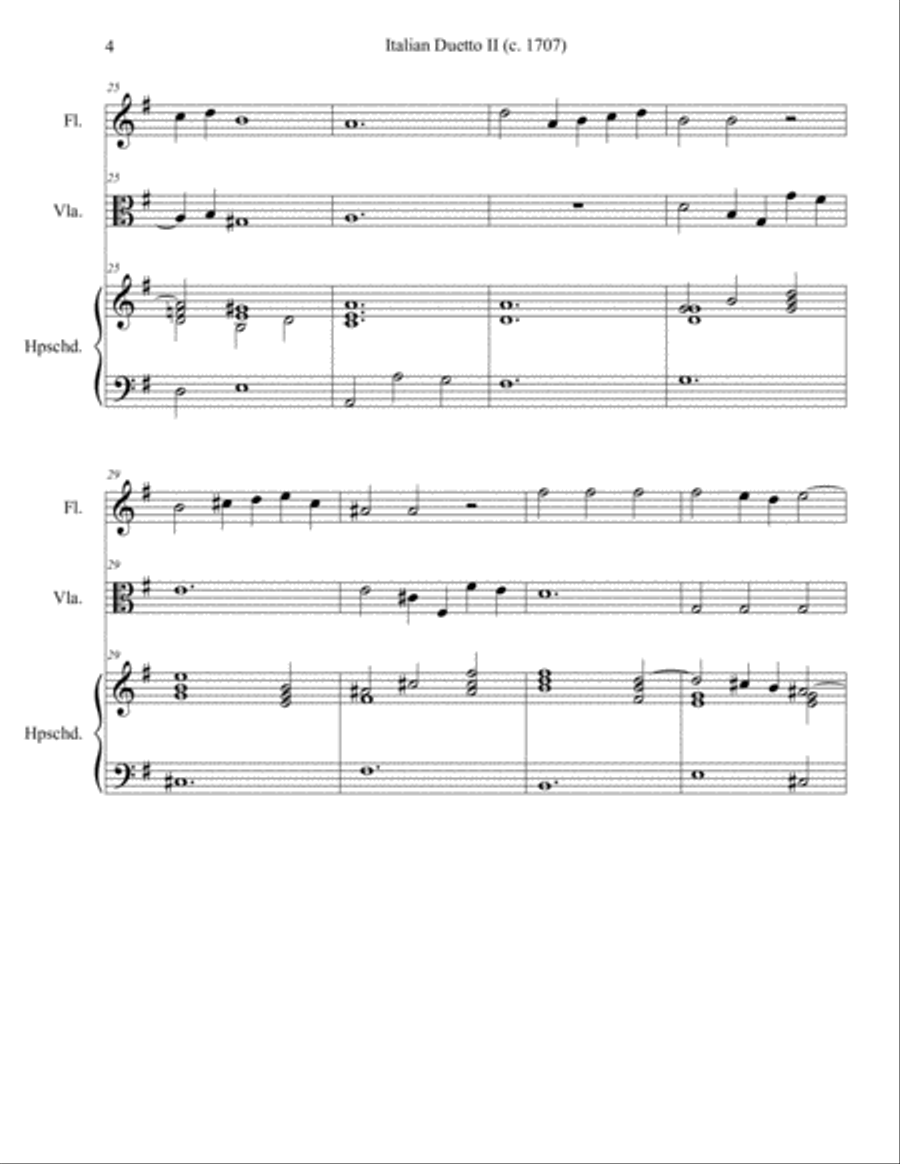 Italian Duetto 2 Small Ensemble scores gallery preview page 4