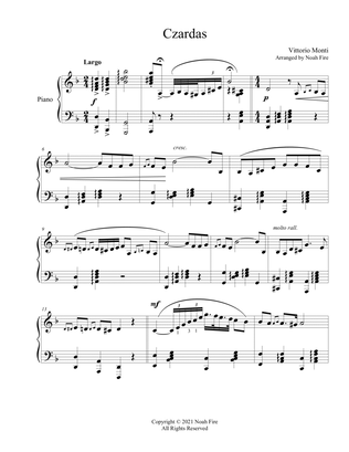 Czardas - Piano Solo