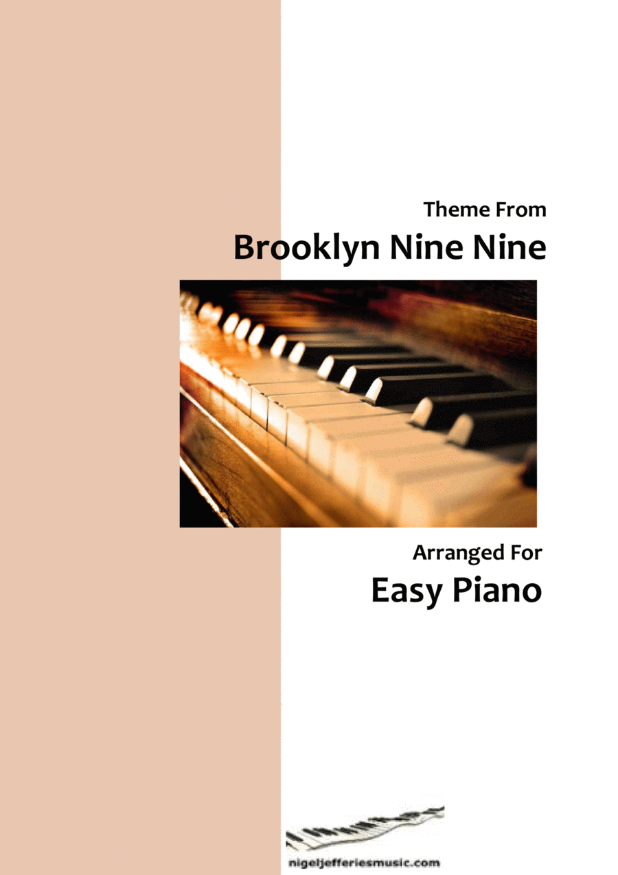 Brooklyn Nine-nine (theme) Easy Piano scores gallery preview page 1