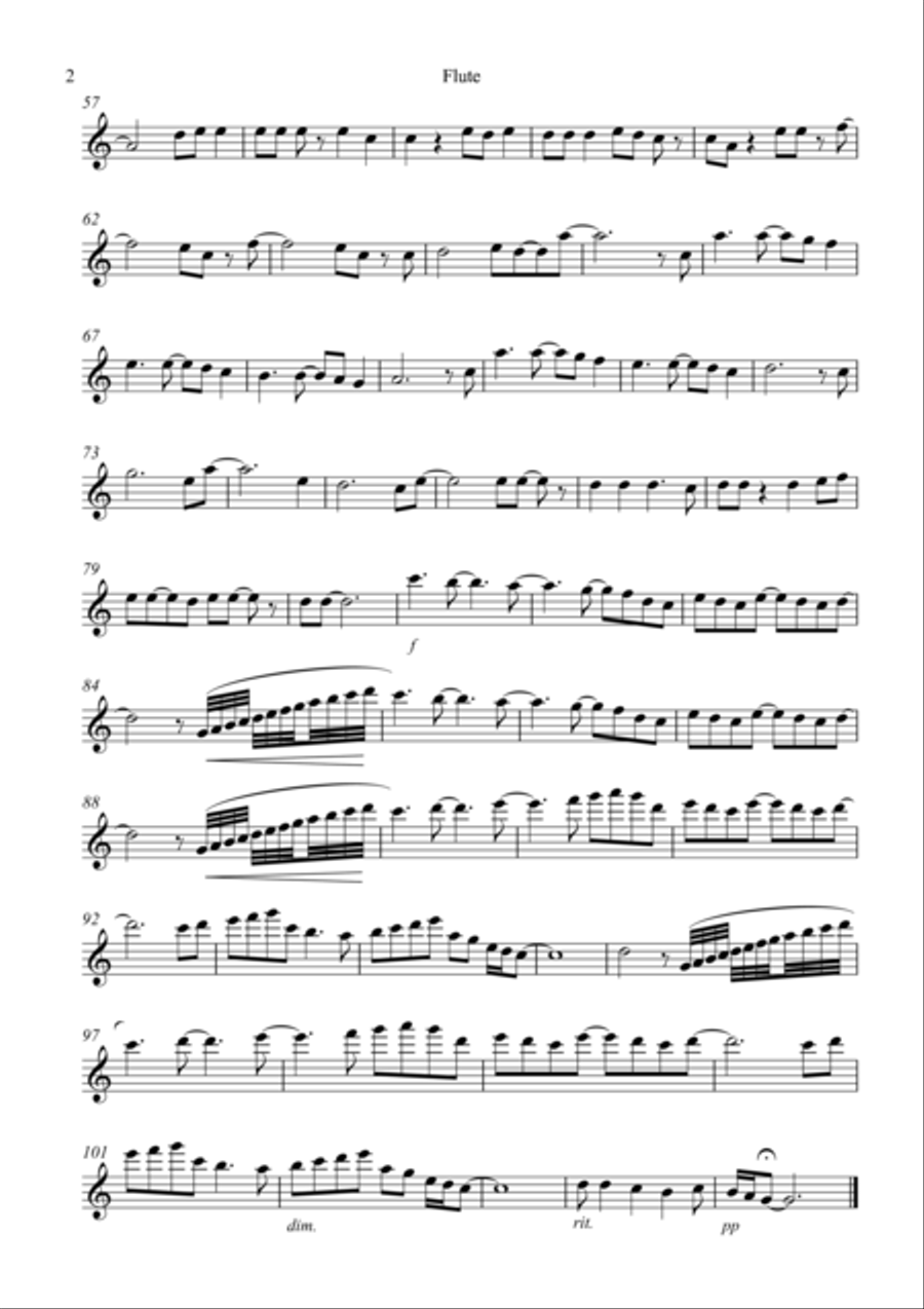 All Of Me Flute Solo scores gallery preview page 4