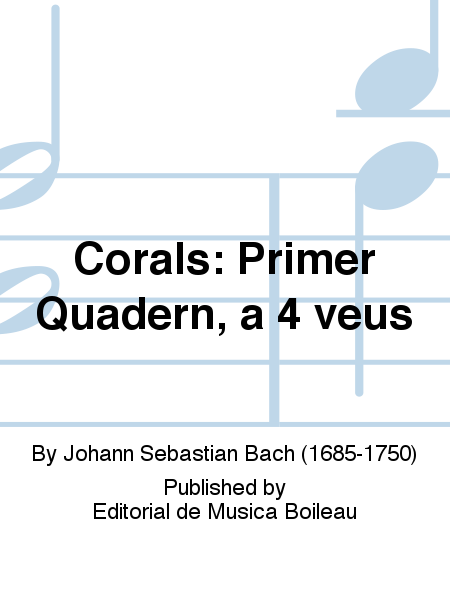 Corals: Primer Quadern, a 4 veus