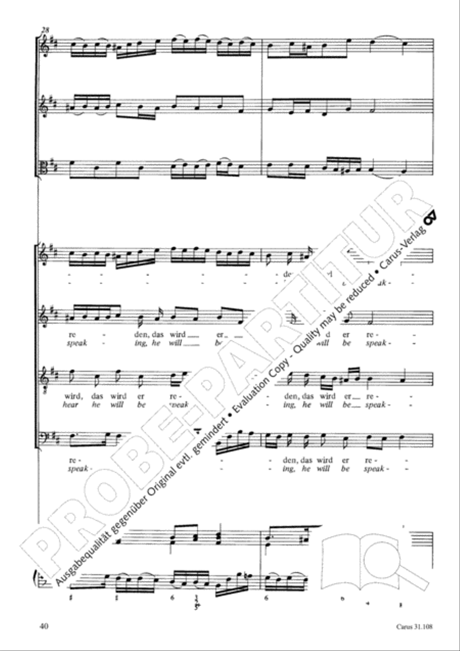 Now it is good, that I am leaving (Es ist euch gut, dass ich hingehe) ATB scores gallery preview page 41