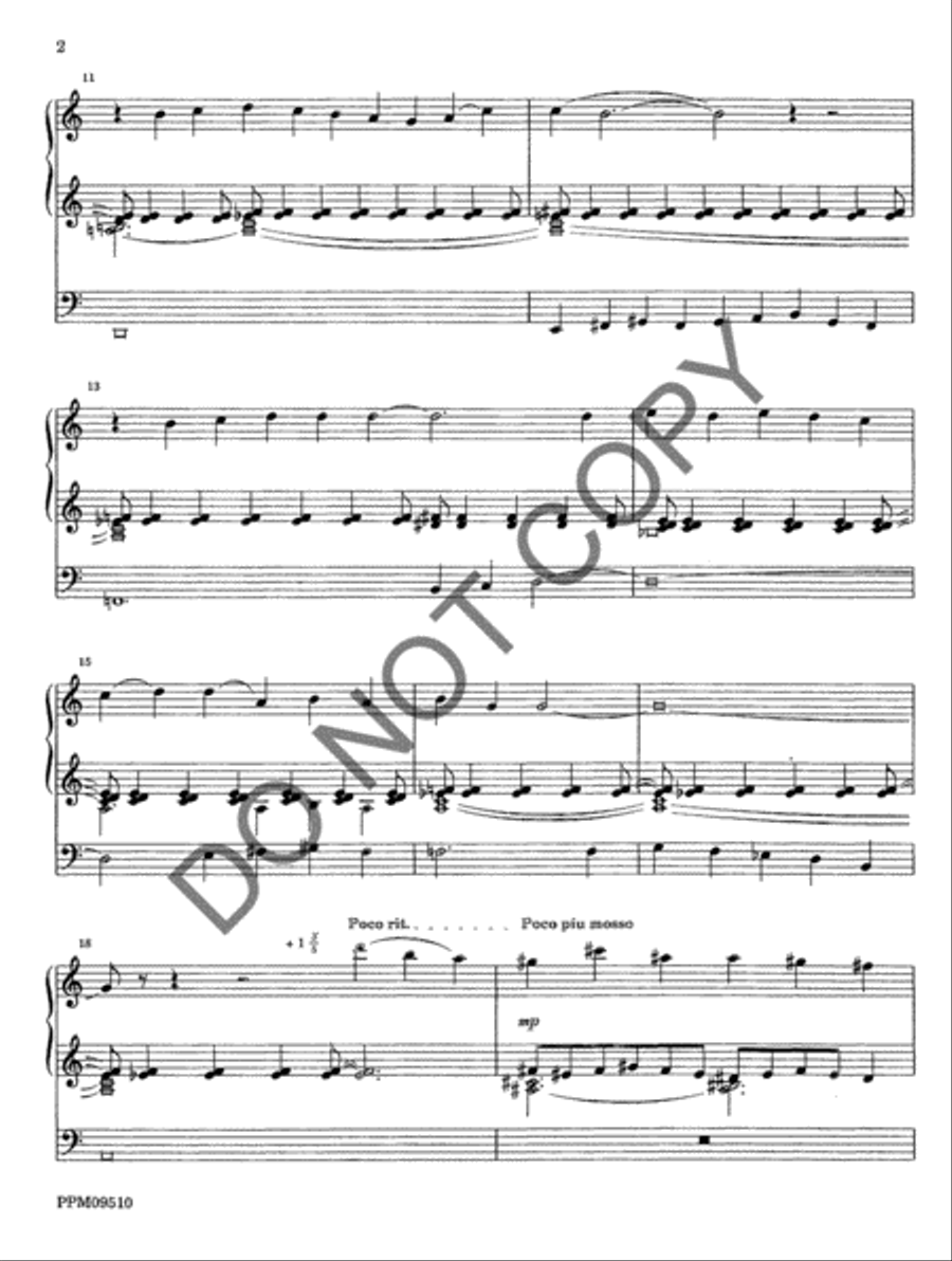 In Paradisum Organ scores gallery preview page 5