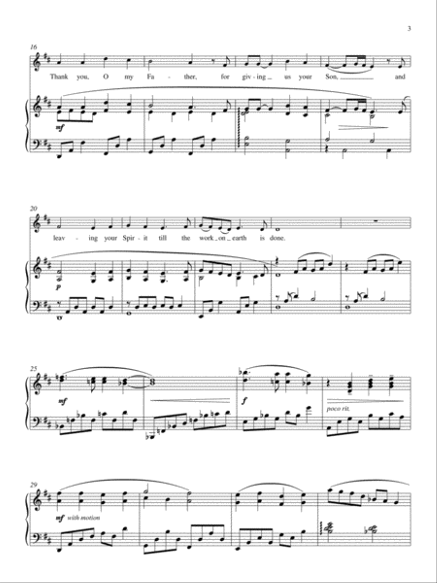 Piano Meditations for Communion Voice scores gallery preview page 3