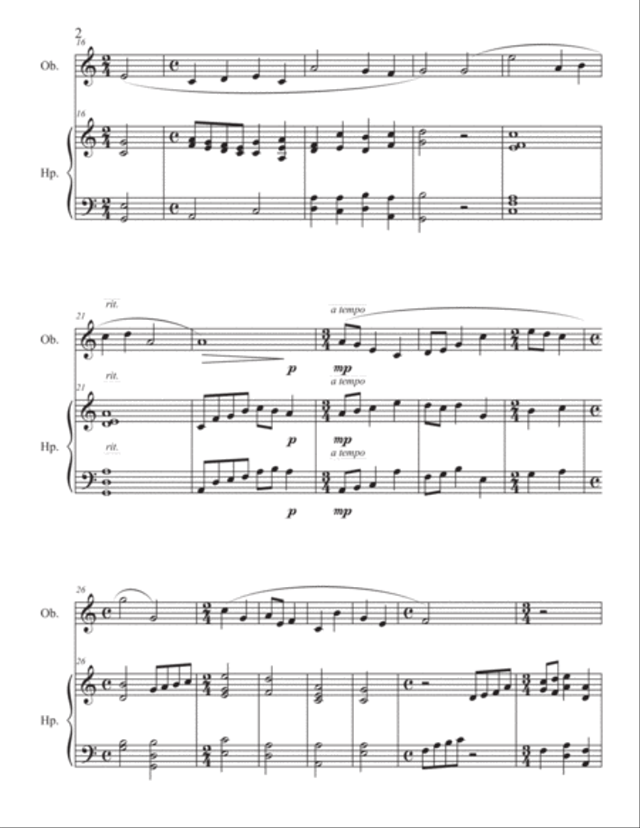 The Father's Grace The Father's Grace Oboe scores gallery preview page 2