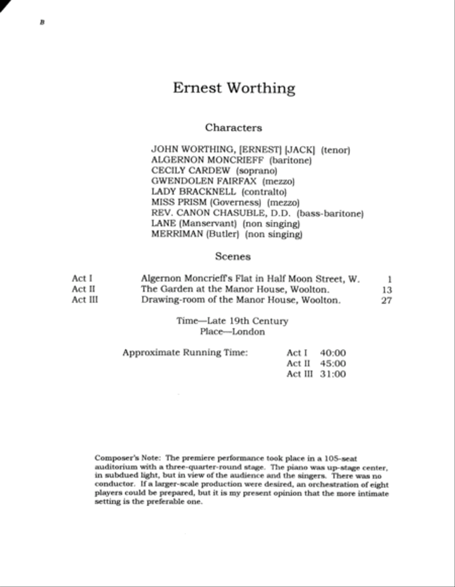 Ernest Worthing Ernest Worthing Voice scores gallery preview page 3