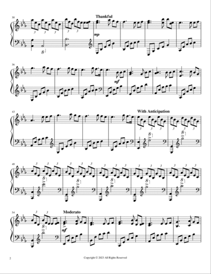 Complete in Thee Piano Solo scores gallery preview page 2