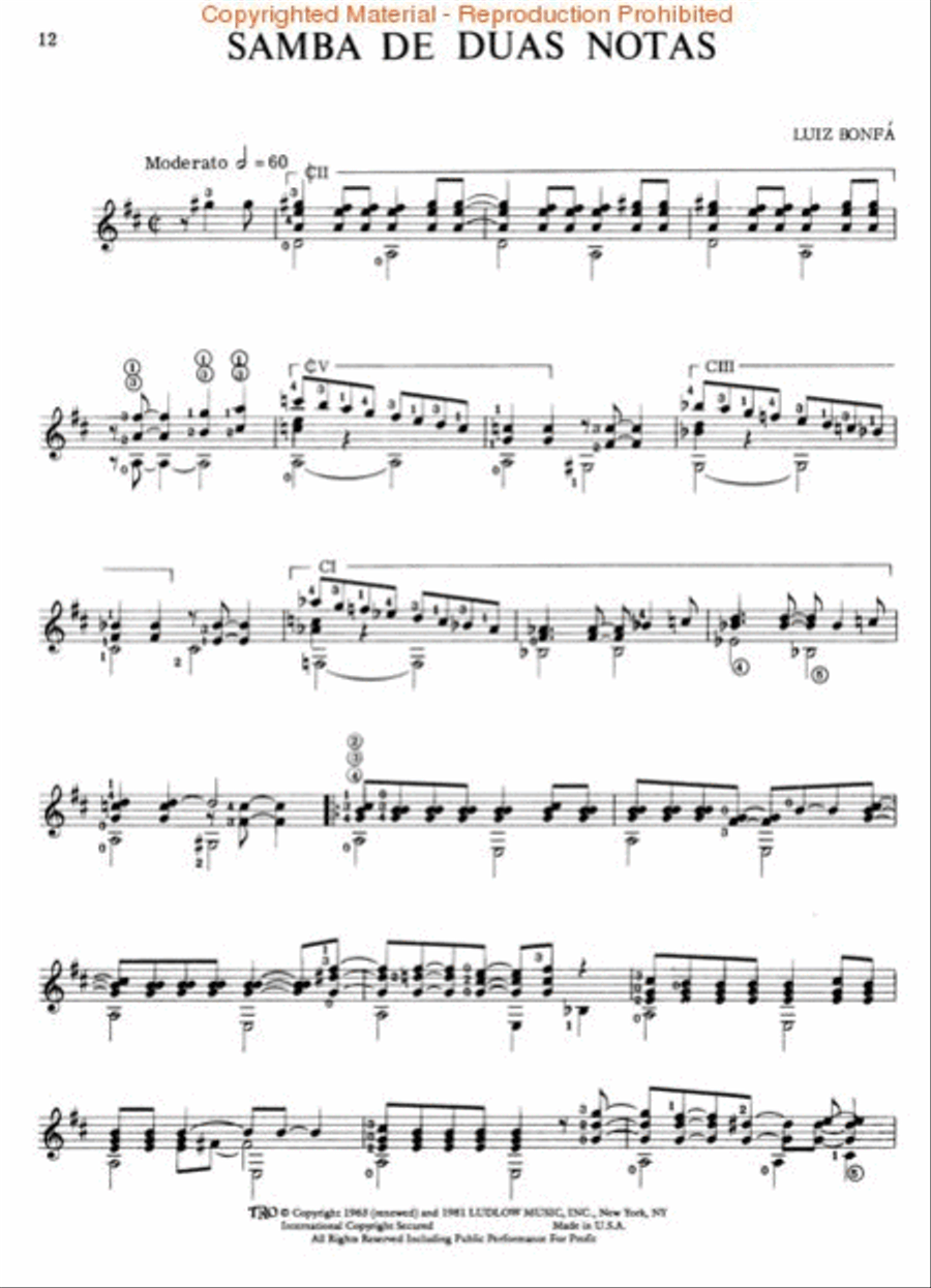 The Brazilian Masters – 2nd Edition Guitar Solo scores gallery preview page 3