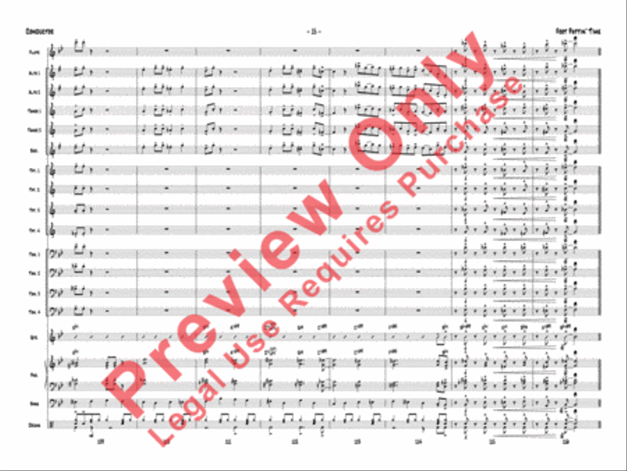Foot Pattin' Time Foot Pattin' Time Jazz Ensemble scores gallery preview page 18