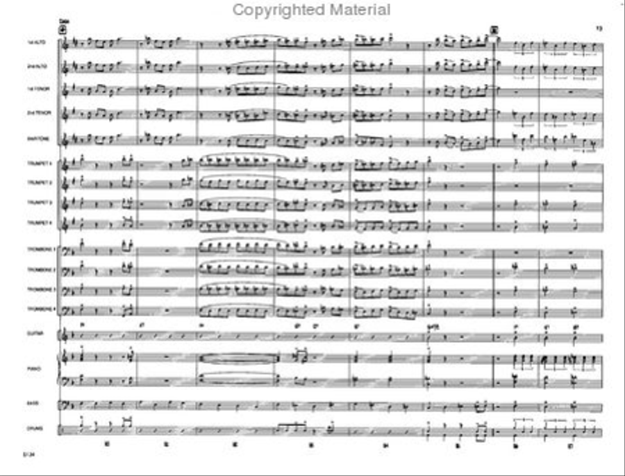 Jazz-Me Blues Jazz Ensemble scores gallery preview page 12