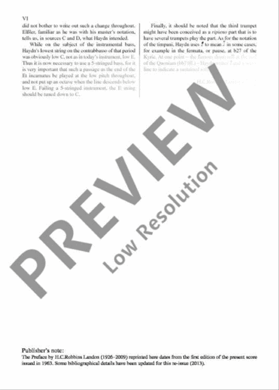 Missa in Angustiis D minor 4-Part scores gallery preview page 7