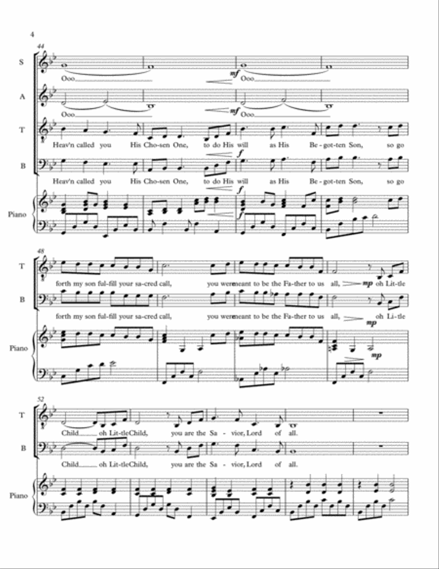Oh Little Child Small Ensemble scores gallery preview page 4