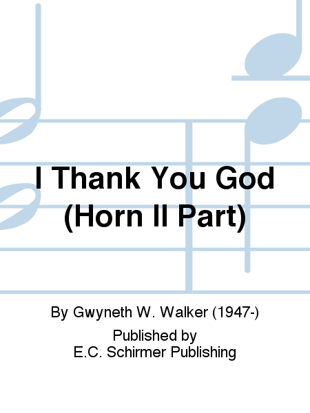 I Thank You God (Horn II Part)