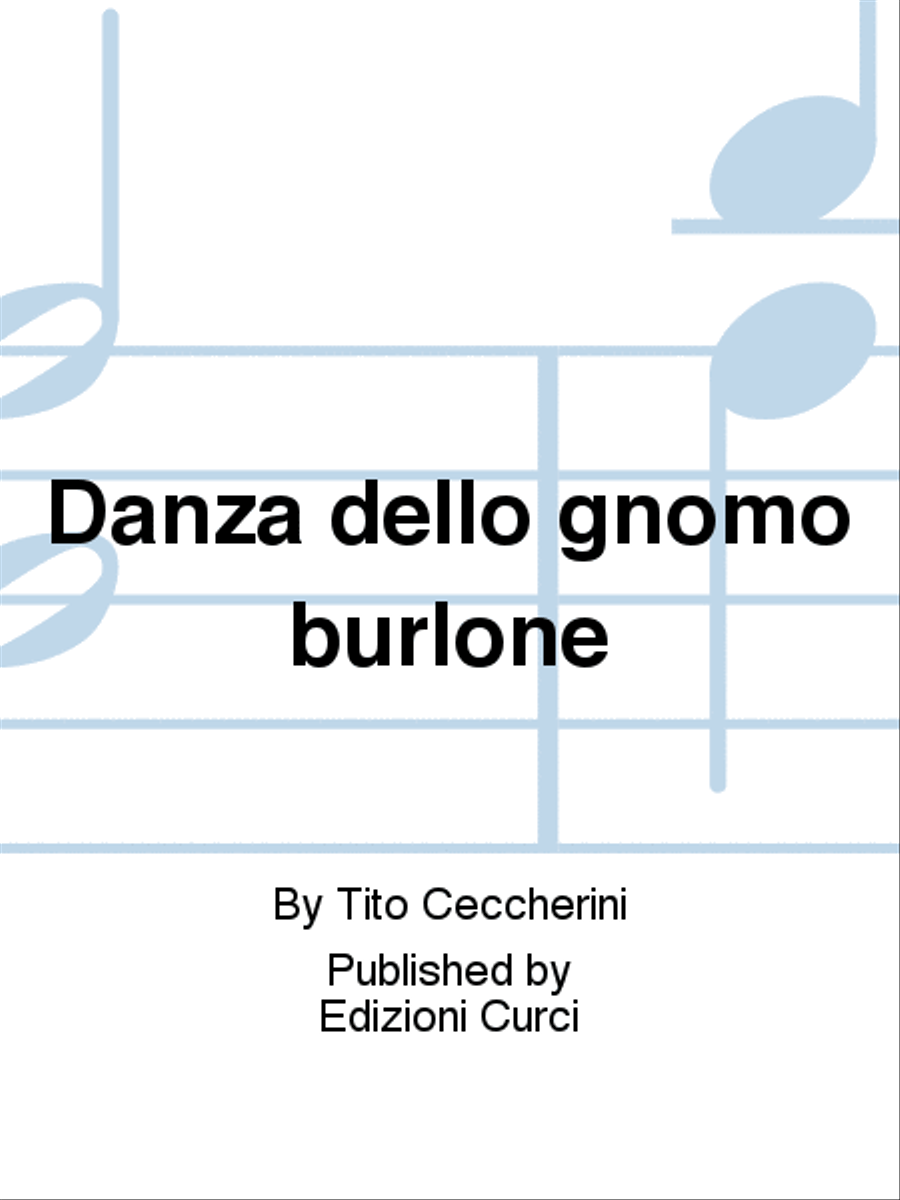 Danza dello gnomo burlone Piano Solo scores gallery preview page 1