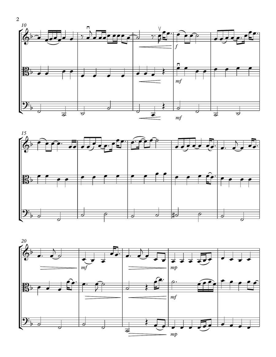 If I Could Fly String Trio scores gallery preview page 2