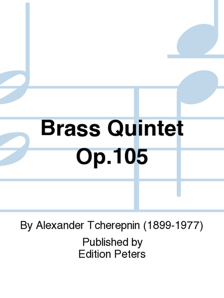 Brass Quintet Op. 105
