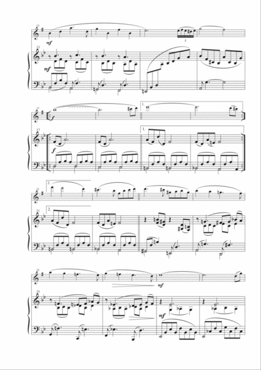 Ave Maria Alto Saxophone scores gallery preview page 4