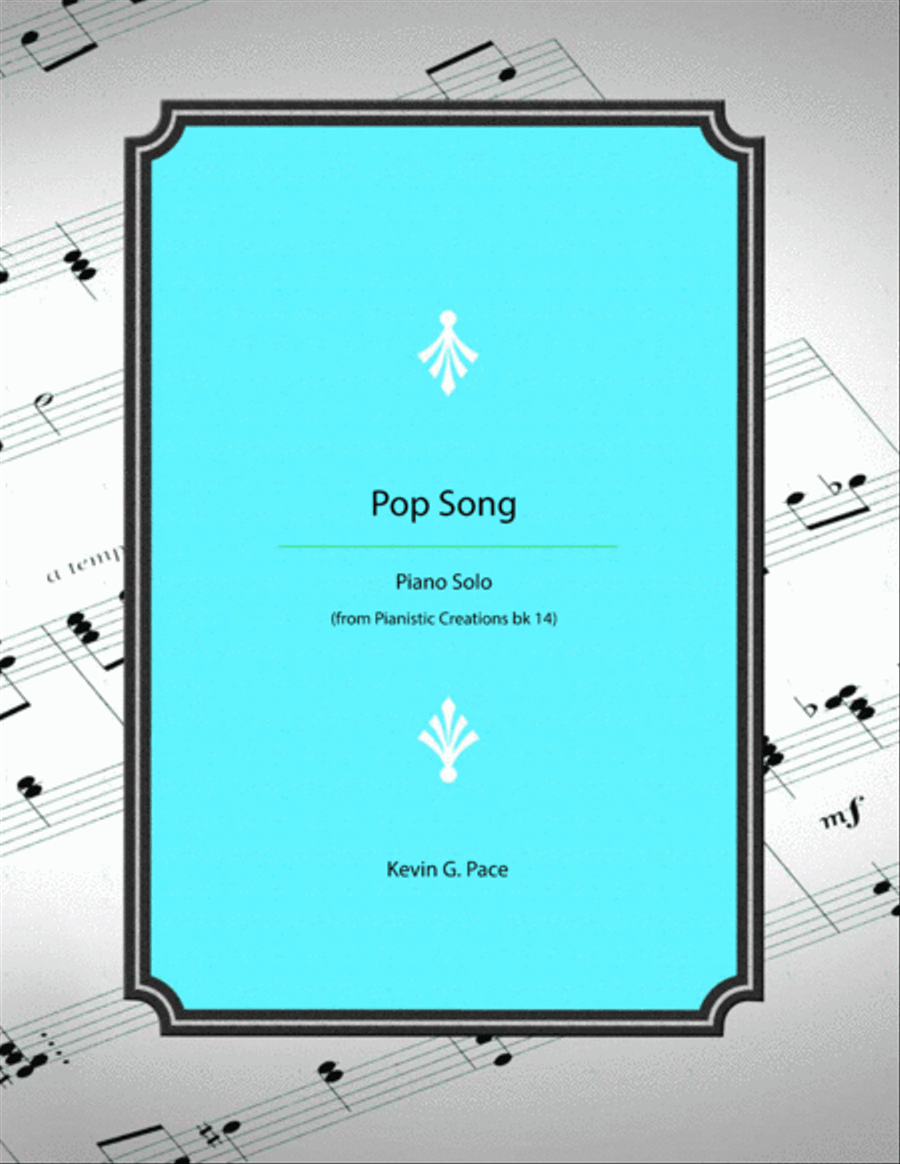 Pop Song - original piano solo Piano Solo scores gallery preview page 1