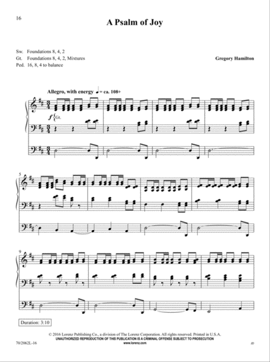 The Sacred Organ Library, Vol. 2 Organ Solo scores gallery preview page 10
