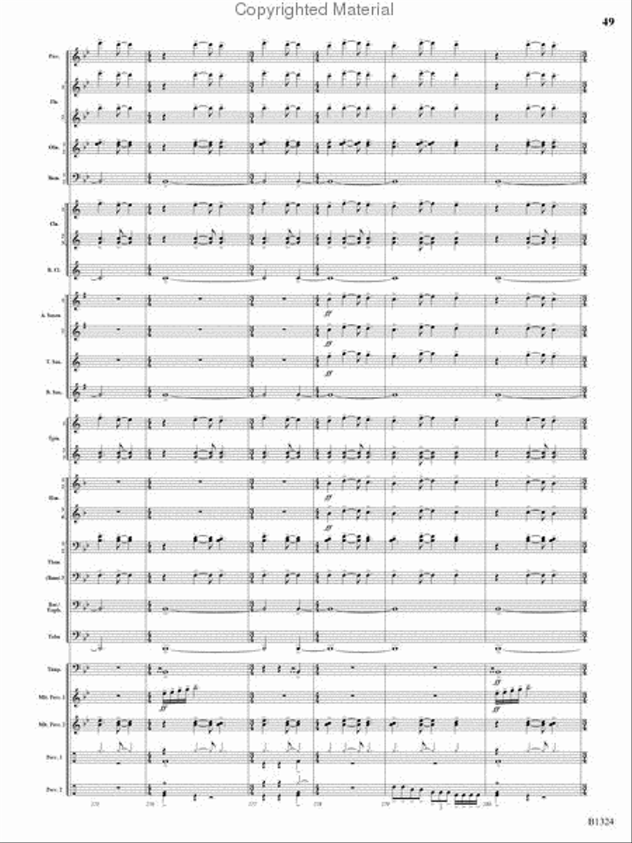 Fusion Concert Band scores gallery preview page 48