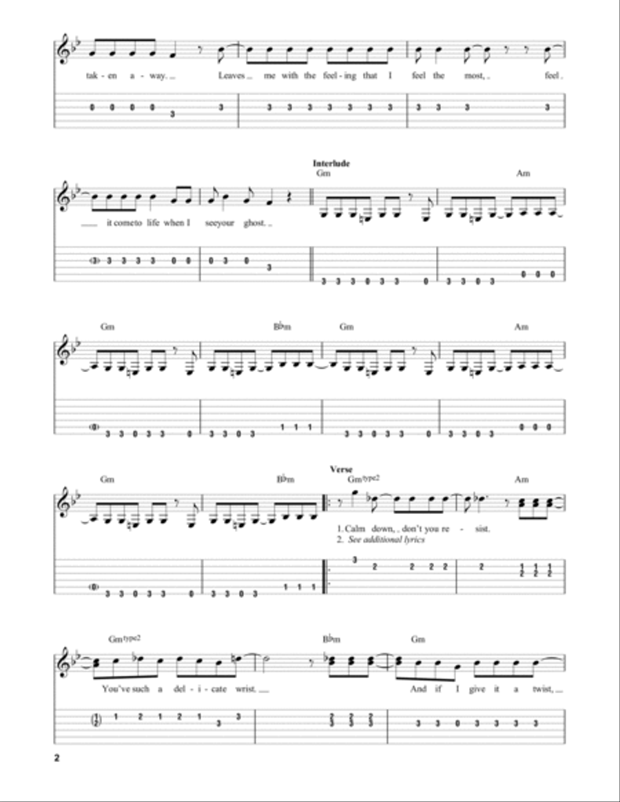 All My Life Acoustic Guitar scores gallery preview page 2
