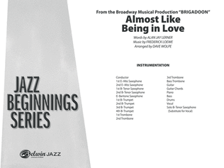 Book cover for Almost Like Being in Love: Score