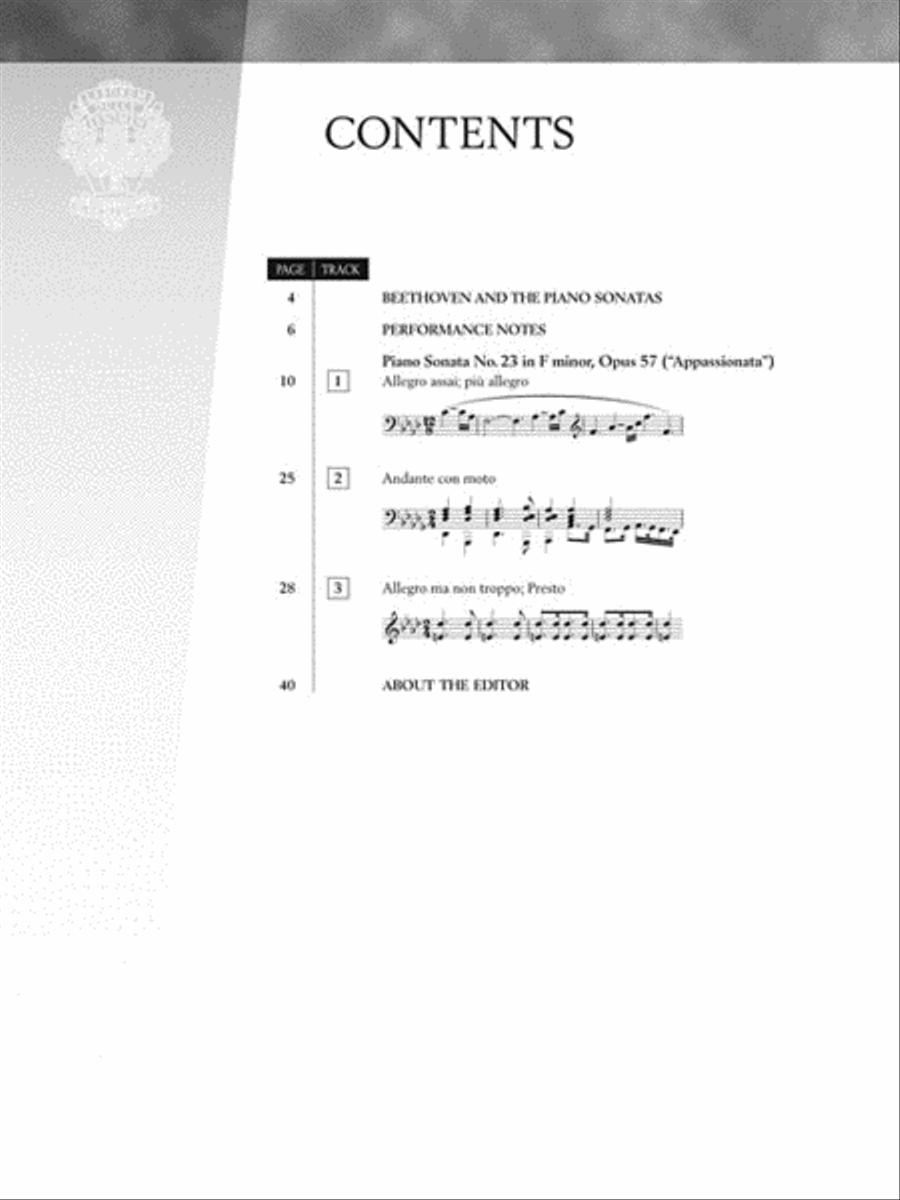 Beethoven: Sonata No. 23 in F minor, Opus 57 (Appassionata) Piano Solo scores gallery preview page 3