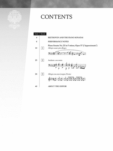 Beethoven: Sonata No. 23 in F minor, Opus 57 (Appassionata) image number null