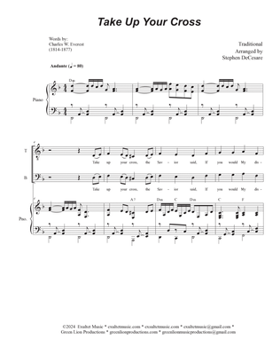 Book cover for Take Up Your Cross (SATB)