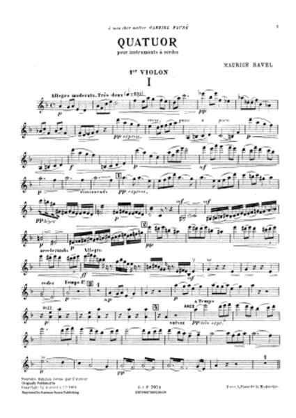 Quatuor pour 2 violons, alto et violoncelle [F major]