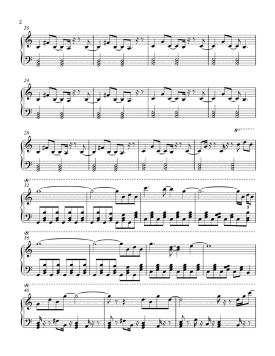 Elena Piano Solo scores gallery preview page 2