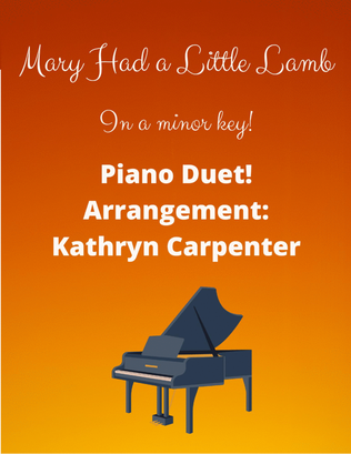 Book cover for Mary Had a Little Lamb (Piano Duet)
