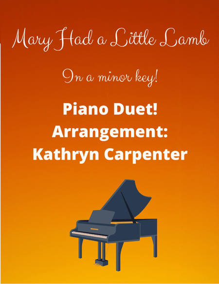 Mary Had a Little Lamb (Piano Duet) image number null