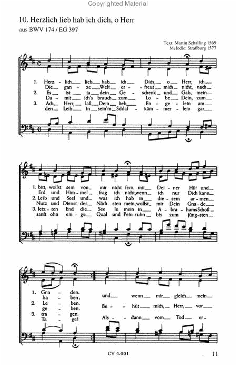 Choralsatze 1, 21 Kirchenlieder in vierstimmigen Satzen Choir scores gallery preview page 2