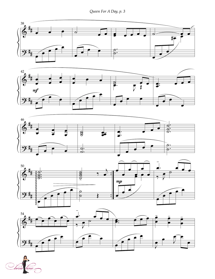 Queen For A Day Queen For A Day Piano Solo scores gallery preview page 4