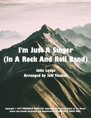 I'm Just A Singer (in A Rock And Roll Band)