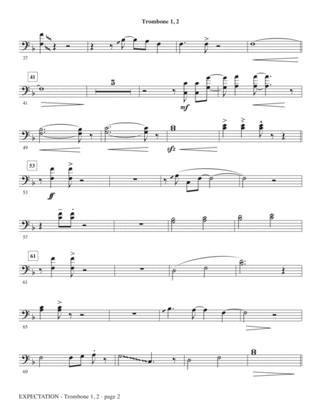 Expectation - Trombone 1 & 2