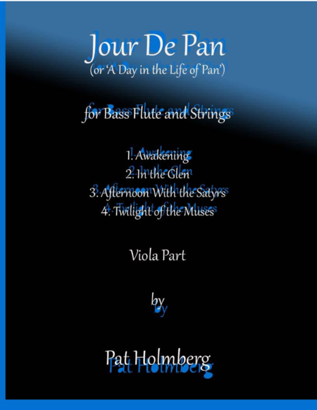 Jour de Pan (for bass flute and strings)- viola part image number null