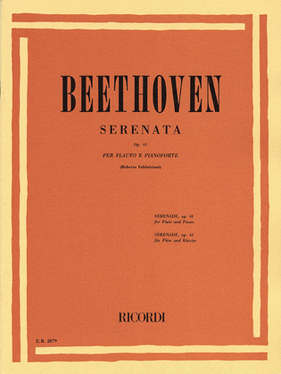 Book cover for Serenata, Op. 41