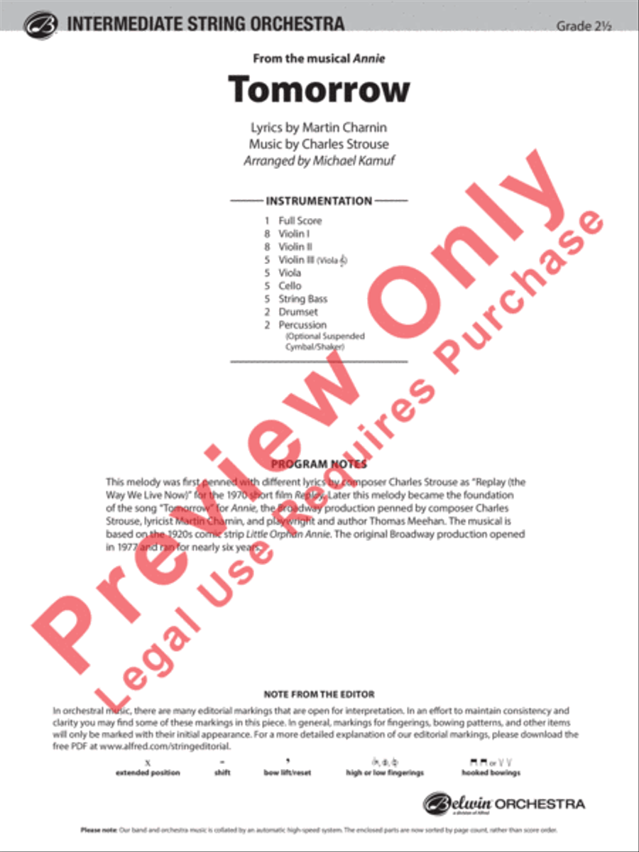 Tomorrow String Orchestra scores gallery preview page 2