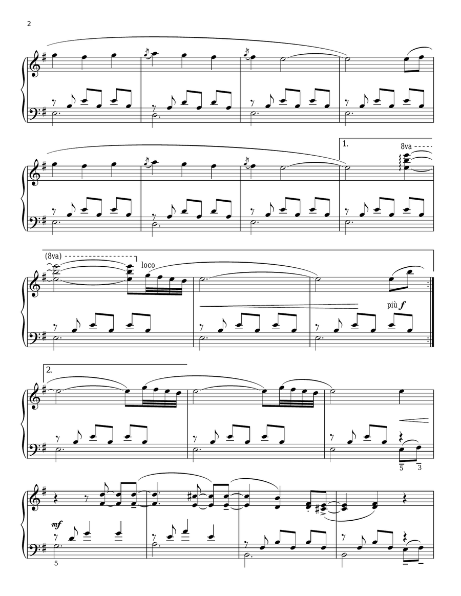 Celtic Nights Piano Solo scores gallery preview page 2