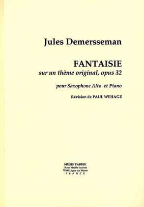 Book cover for Fantasie Sur Un Theme Original Op. 32
