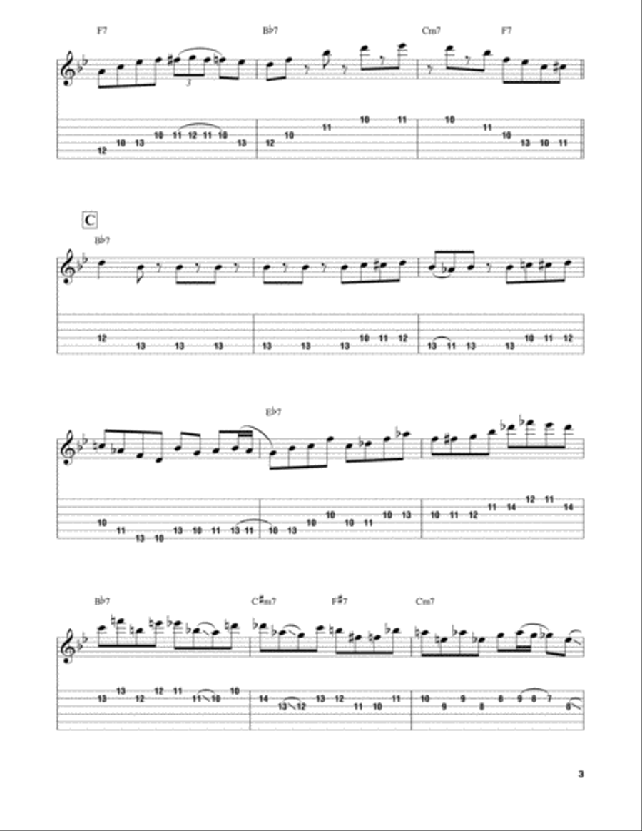 Bloomdido Electric Guitar scores gallery preview page 3
