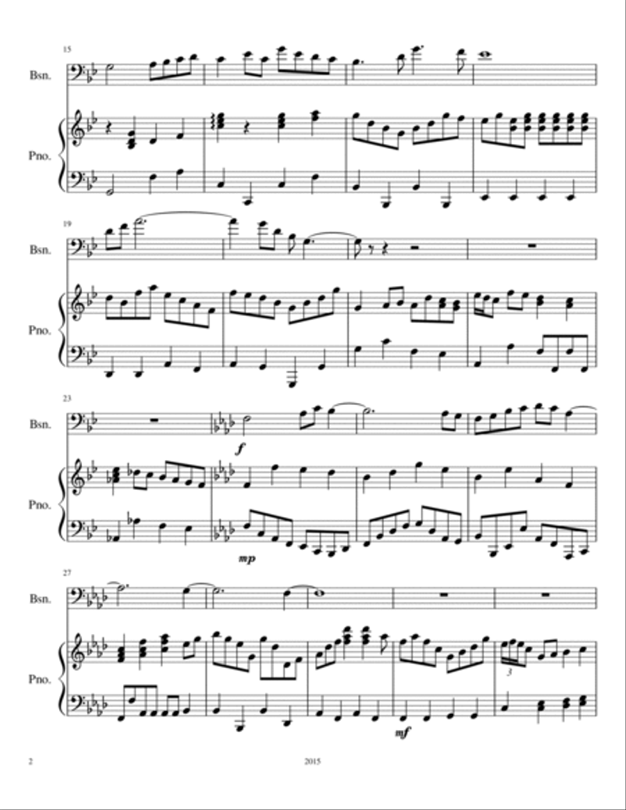 Winter Solstice Woodwind Duet scores gallery preview page 2