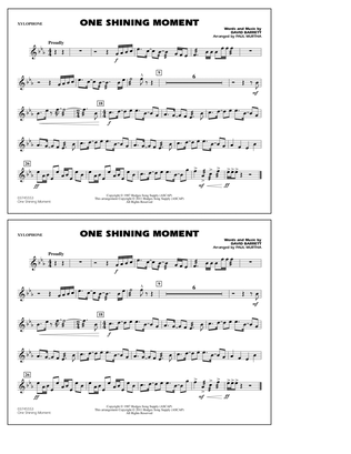 One Shining Moment - Xylophone