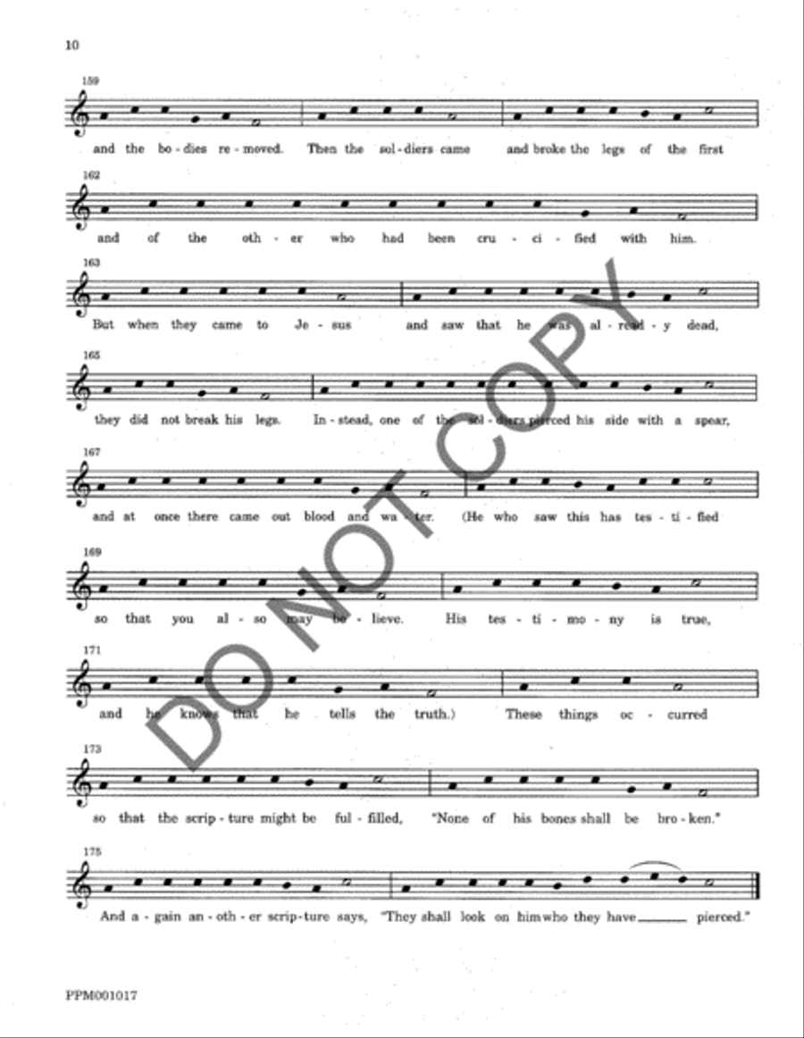 The Passion According to John A Cappella scores gallery preview page 12